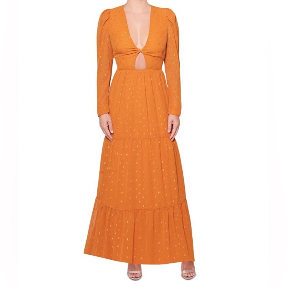 NWT Rachel Rachel Roy Womens Tiered Long Maxi Dress